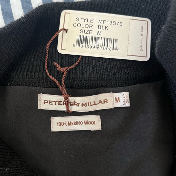 Peter Millar Merino Wool Quarter Zip - Picture 3 of 3